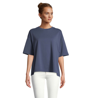 Лого трейд pекламные подарки фото: BOXY WOMEN T-SHIRT OVERSIZE