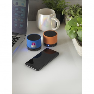 Logotrade kampanjprodukter bild: Duck cylindrisk Bluetooth®-högtalare med gummi