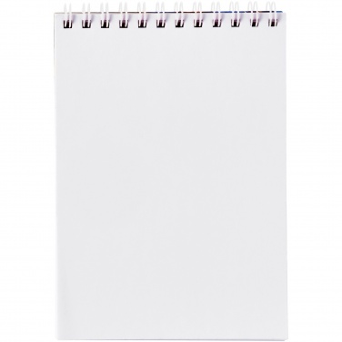 Logotrade reklamprodukter bild: Desk-Mate® spiral A6 anteckningsblock