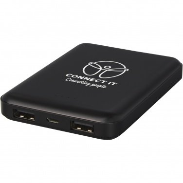 Logotrade presentreklam bild: Gleam 5 000 mAh ultratunn powerbank med ljus