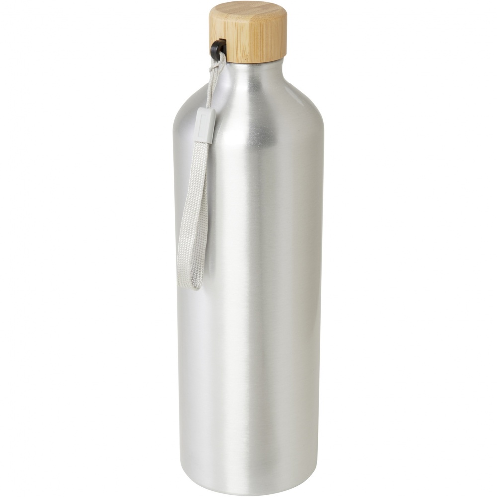 Logotrade presentreklam bild: Malpenza 1000 ml vattenflaska av RCS-certifierad återvunnen aluminium