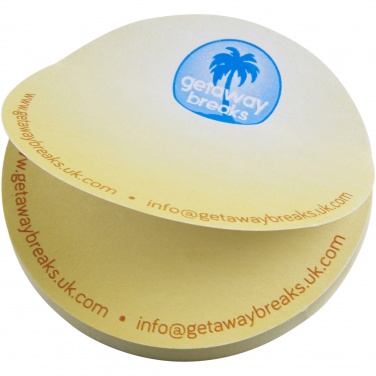 Logotrade kampanjprodukter bild: Sticky-Mate® cirkelformade klisterlappar av återvunnet material