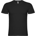 Samoyedo kortärmad v-ringad T-shirt för herr, Helt svart