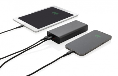 Logotrade reklamprodukter bild: Terra 20W/20.000 mAh powerbank, RCS återvunna material