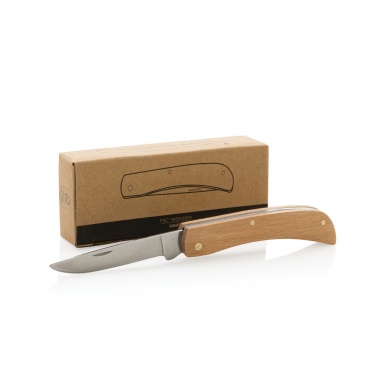 Logotrade profilprodukter bild: Kniv i trä