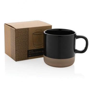 Logotrade reklamprodukter bild: Glaserad keramikmugg 360 ml