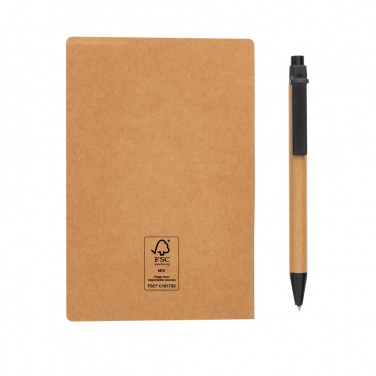 Logotrade kampanjprodukter bild: Kraftpapper sticky notes A6 med penna