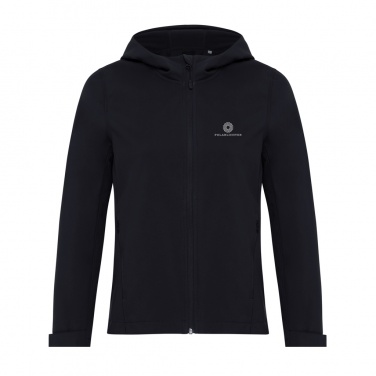 Logotrade reklamprodukter bild: Iqoniq Makalu soft shell damjacka i återvunnen polyester