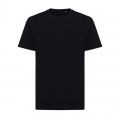 Iqoniq Kakadu relaxed t-shirt i återvunnen bomull, svart