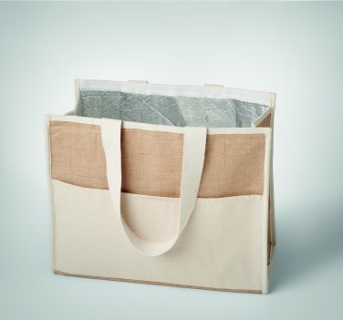 Logotrade profilreklam bild: Jute och canvas kylväska