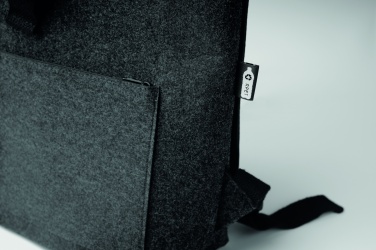 Logotrade profilprodukter bild: Ryggsäck av RPET-filt