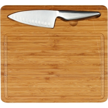 Logotrade presentreklam bild: Skärbräda med kniv MANTOVA