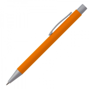 Logotrade kampanjprodukter bild: Metallkulpenna soft touch ABU DHABI