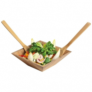 Logotrade reklamprodukter bild: Bambu salladsservrar CAPUA
