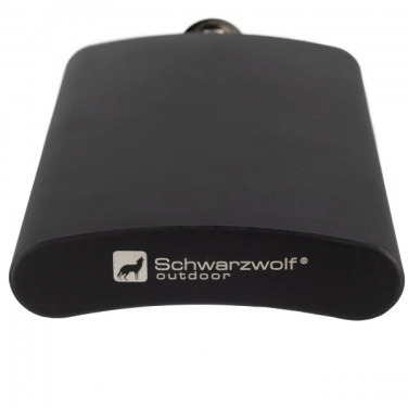 Logotrade presentreklam bild: Höftkolv MADONIE Schwarzwolf