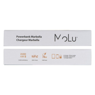 Logotrade reklamprodukter bild: Powerbank 20 000 mAh MARABELLA MoLu