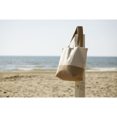 Logotrade profilreklam bild: Cancun Beachbag ekologisk bomull (320 g/m²)