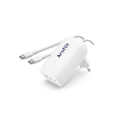 Logotrade reklamprodukter bild: Belkin BoostCharge 3-portars väggladdare