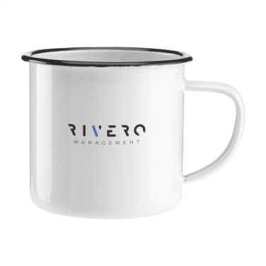 Logotrade reklamprodukter bild: Retro emaljmugg 350 ml