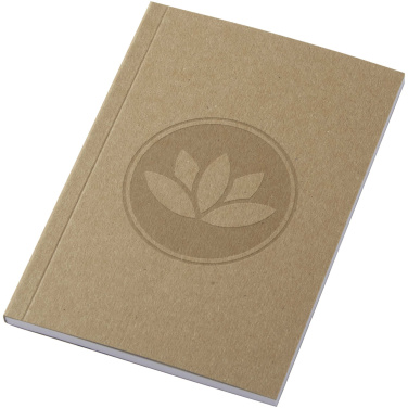 Logotrade profilprodukter bild: Novella Austen A6 anteckningsbok med återvunnet mjukt omslag med kraftpapper, 50 ark