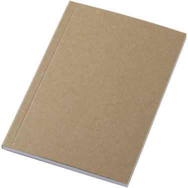 Logotrade profilreklam bild: Novella Austen A6 anteckningsbok med återvunnet mjukt omslag med kraftpapper, 50 ark