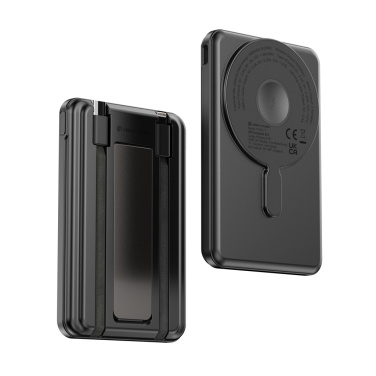 Logotrade kampanjprodukter bild: Urban Vitamin Redwood 5in1 5000mah 20WPD magnetisk powerbank