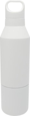 Logotrade profilprodukter bild: Odessy 600 ml RCS-certifierad isolerad flaska av återvunnet rostfritt stål med 300 ml mugg
