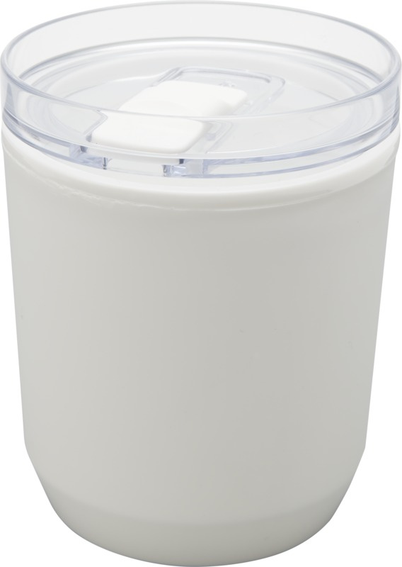 Logotrade reklamprodukter bild: Hudson 180 ml dricksglas med dubbelvägg av återvunnen plast