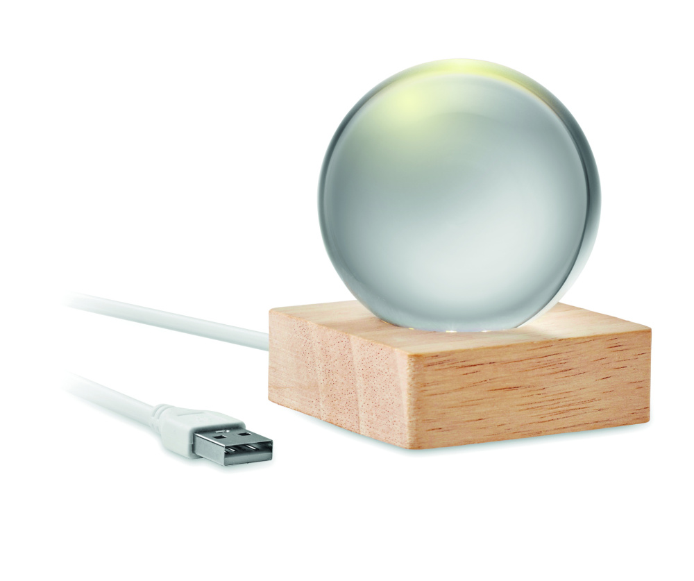 Logotrade presentreklam bild: LED-glaskula