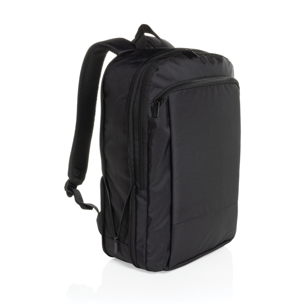Logotrade kampanjprodukter bild: Flexpack Aware™ RPET expanderbar smal 15,6 laptop ryggsäck