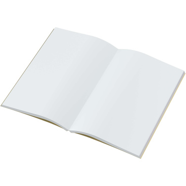 Logotrade reklamprodukter bild: Novella Austen A5 anteckningsbok med mjukt metallomslag – 100 ark