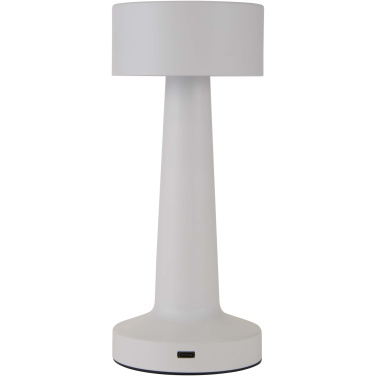 Logotrade reklamprodukter bild: Aludra uppladdningsbar dimbar bordslampa med 3 ljuslägen