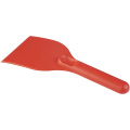 Chilly large recycled plastic ice scraper, Röd