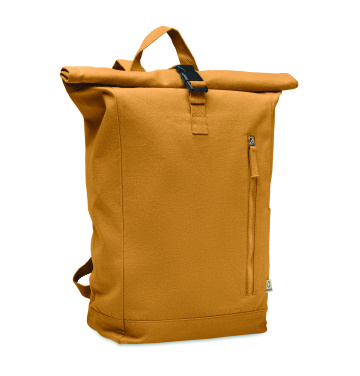 Logotrade profilprodukter bild: Rolltop-ryggsäck 390 gr/m²