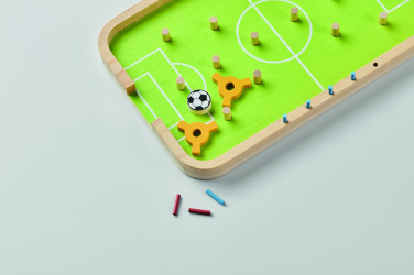 Logotrade profilreklam bild: Fotbollsspel i trä
