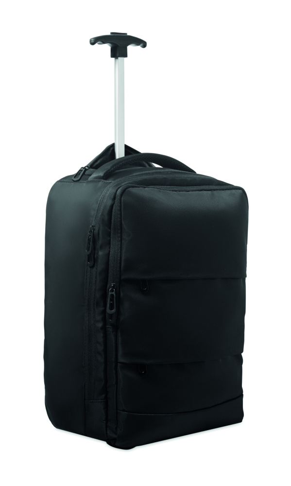 Logotrade profilreklam bild: Trolleyryggsäck i 290T RPET