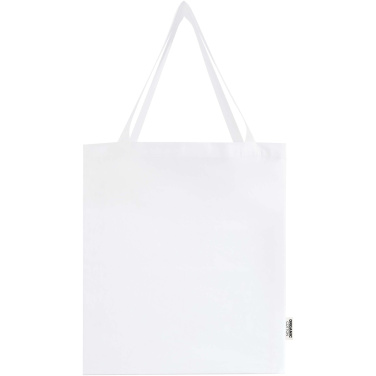 Logotrade reklamprodukter bild: Odisha 180 g/m² tygväska av ekologiskt OCS-material med bälg, 14 l