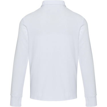Logotrade kampanjprodukter bild: Zeus långärmad unisex piké med halv dragkedja