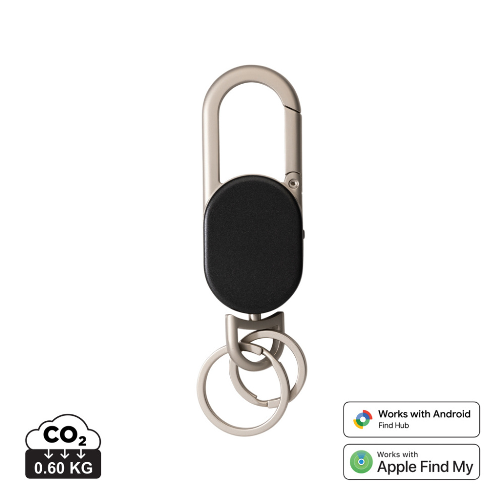 Logotrade profilprodukter bild: Keyfinder Dual nyckelring med global spårning