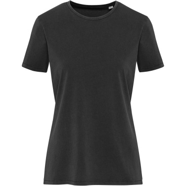 Logotrade reklamprodukter bild: Nanaimo 160 g/m2 kortärmad tvättad T-shirt för dam