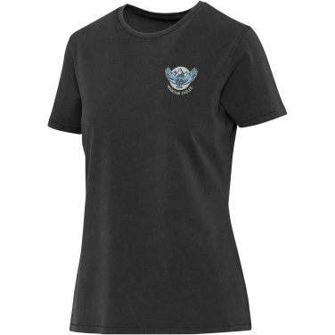 Logotrade reklamprodukter bild: Nanaimo 160 g/m2 kortärmad tvättad T-shirt för dam